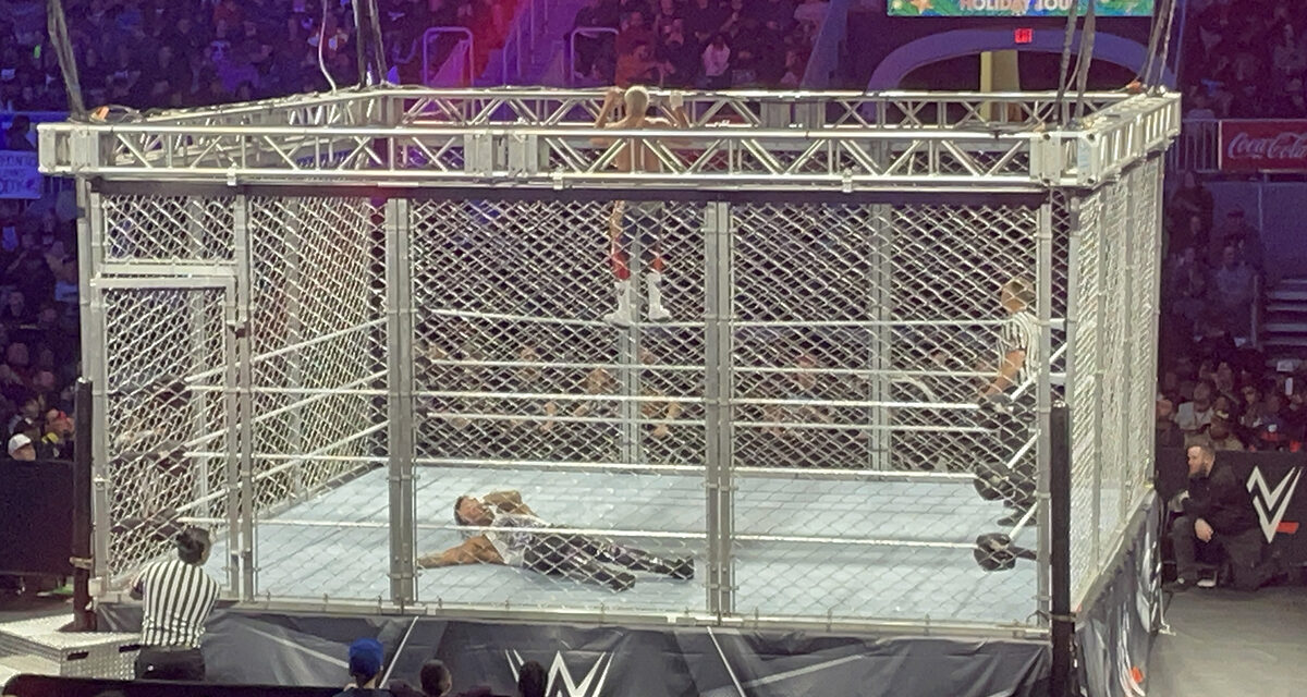 A fan gets a Christmas gift and Cody survives the cage at WWE Toronto show