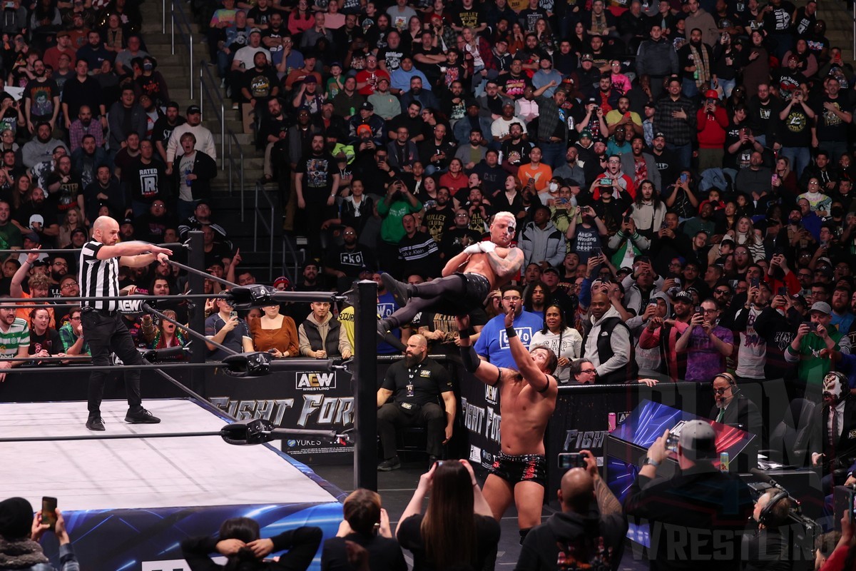 Konosuke Takeshita Vs Darby Allin at AEW Dynamite on Wednesday, January 3, 2024 at the Prudential Center in Newark, NJ. Photo by George Tahinos, https://georgetahinos.smugmug.com