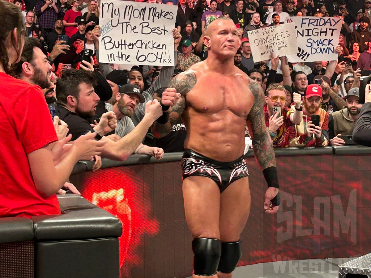 Randy Orton at WWE Friday Night Smackdown at the Rogers Arena in Vancouver, BC, on January 5, 2024. Photo by Ben Lypka