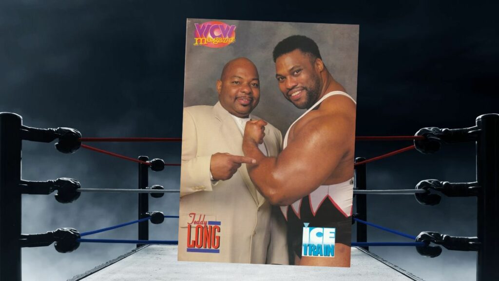 Ice Train with manager Teddy Long. WCW photo