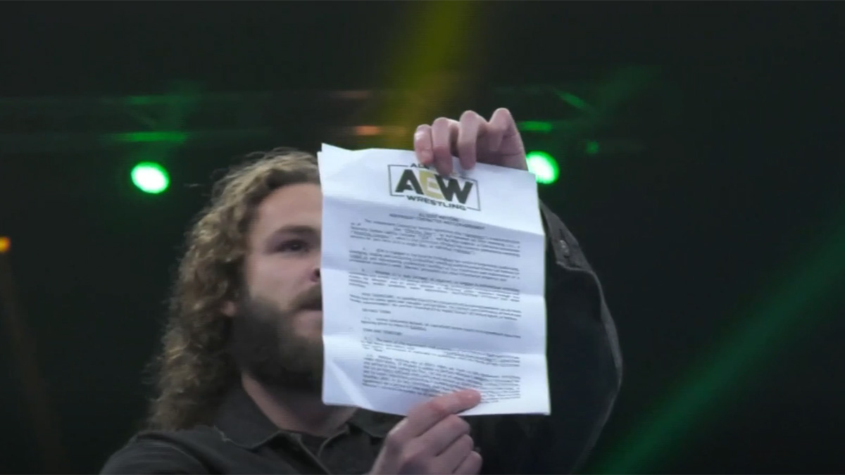 Jack Perry rips up his AEW contract