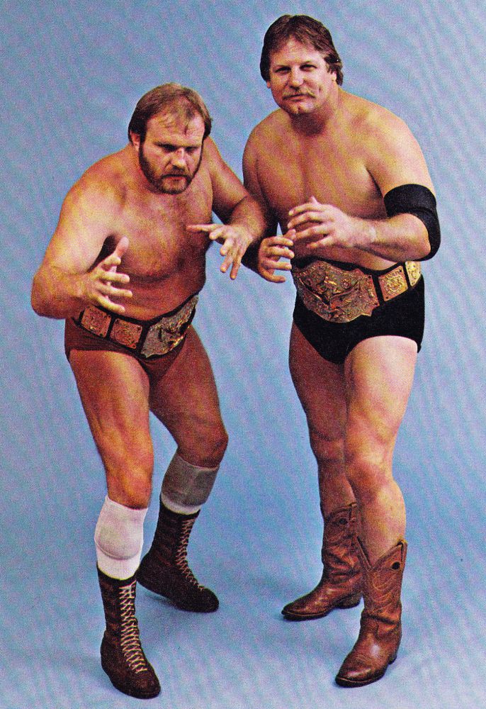 Ole Anderson and Stan Hansen from a 1983 Georgia calendar.