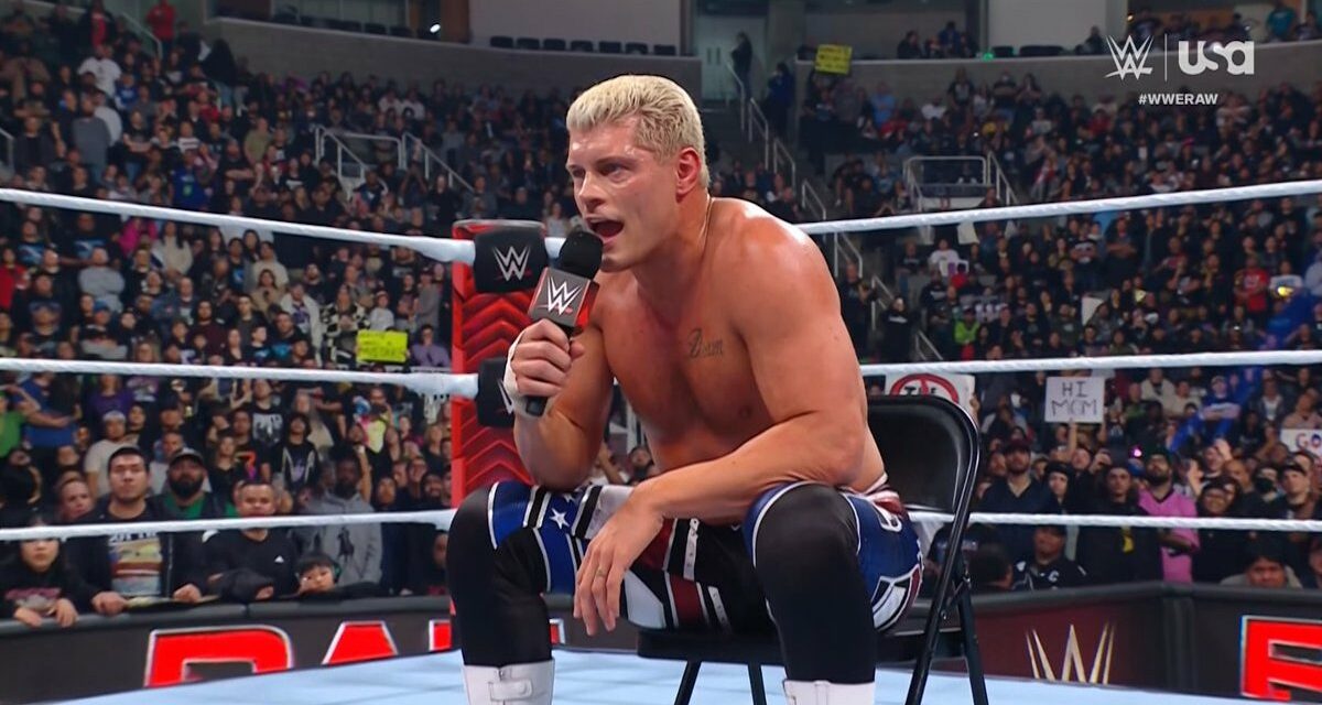 Raw: Cody Rhodes is hunting The Bloodline