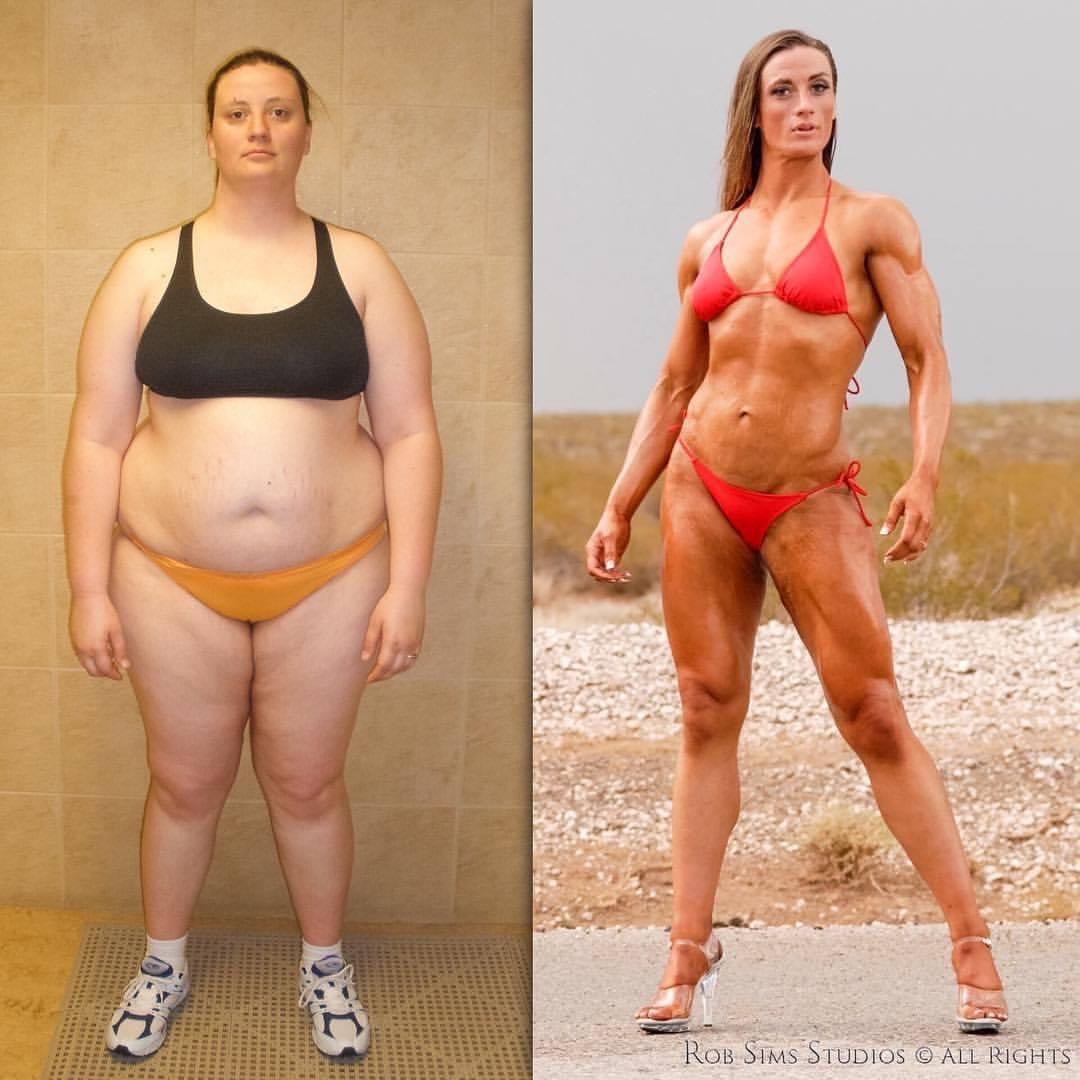 Body transformation of Carrie Canatsey.