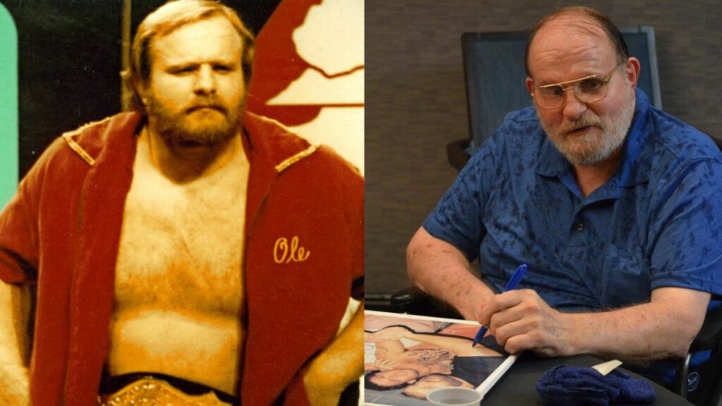 Ole Anderson in his prime and in 2016.