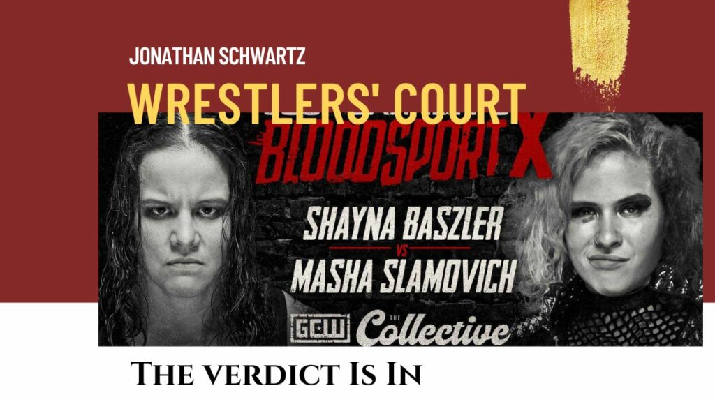 Shayna Baszler and Masha Slamovitch in a Bloodsport promo
