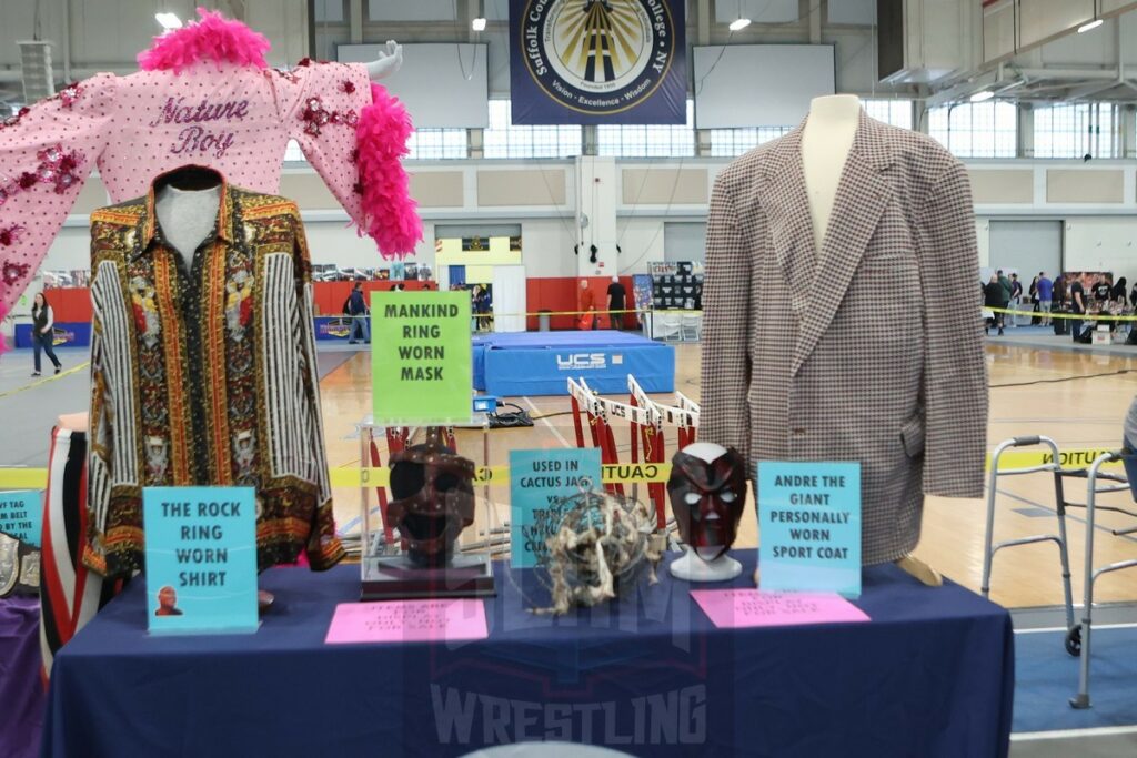 A Leland's Auction display at The Big Event fan fest on Saturday, March 16, 2024, at the Suffolk Credit Union Arena in Brentwood, NJ. Photo by George Tahinos, https://georgetahinos.smugmug.com