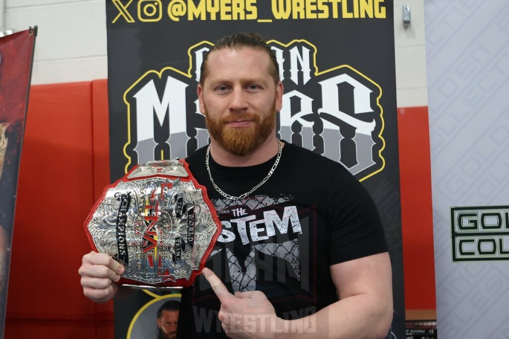 Brian Myers at The Big Event fan fest on Saturday, March 16, 2024, at the Suffolk Credit Union Arena in Brentwood, NJ. Photo by George Tahinos, https://georgetahinos.smugmug.com