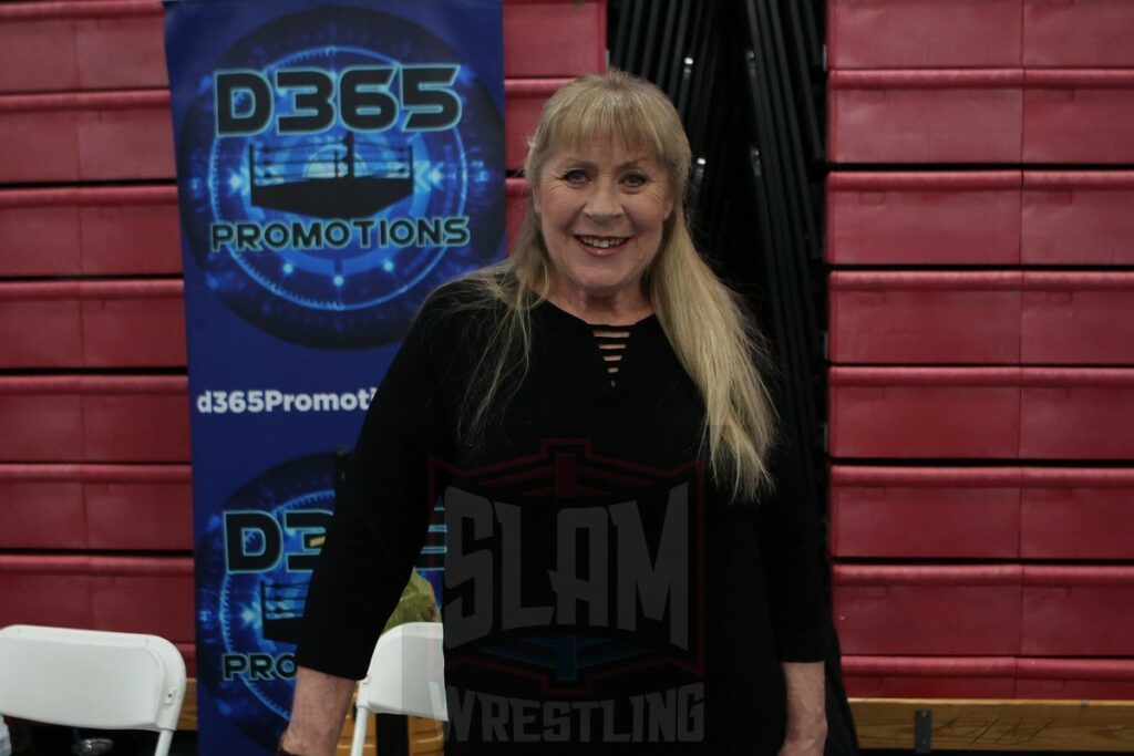 Debbie Combs at The Big Event fan fest on Saturday, March 16, 2024, at the Suffolk Credit Union Arena in Brentwood, NJ. Photo by George Tahinos, https://georgetahinos.smugmug.com