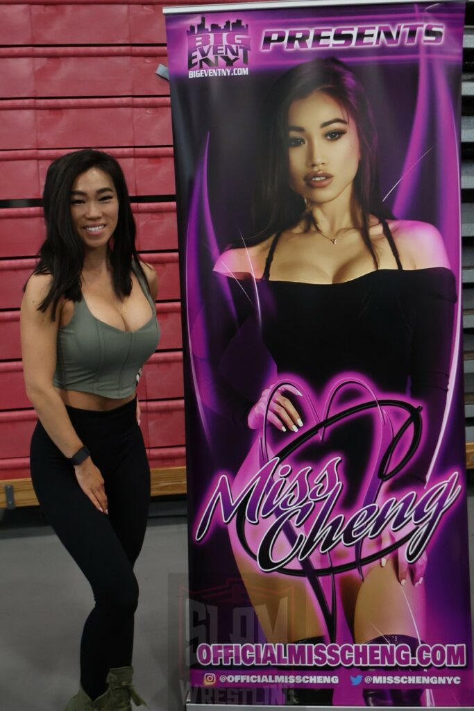 Miss Cheng at The Big Event fan fest on Saturday, March 16, 2024, at the Suffolk Credit Union Arena in Brentwood, NJ. Photo by George Tahinos, https://georgetahinos.smugmug.com