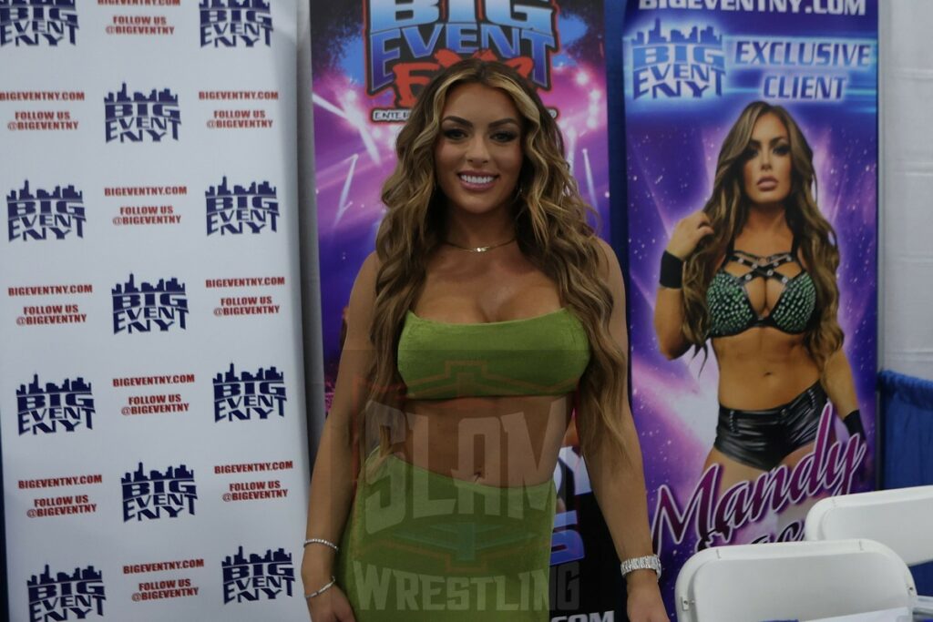 Mandy Sacs fka Mandy Rose at The Big Event fan fest on Saturday, March 16, 2024, at the Suffolk Credit Union Arena in Brentwood, NJ. Photo by George Tahinos, https://georgetahinos.smugmug.com