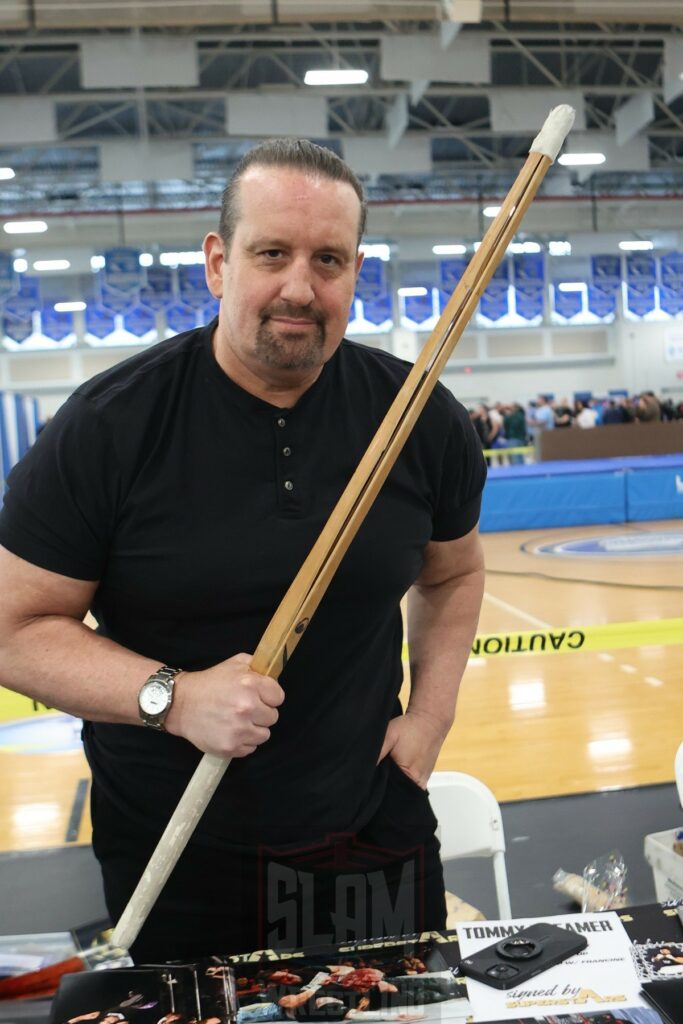 Tommy Dreamer at The Big Event fan fest on Saturday, March 16, 2024, at the Suffolk Credit Union Arena in Brentwood, NJ. Photo by George Tahinos, https://georgetahinos.smugmug.com