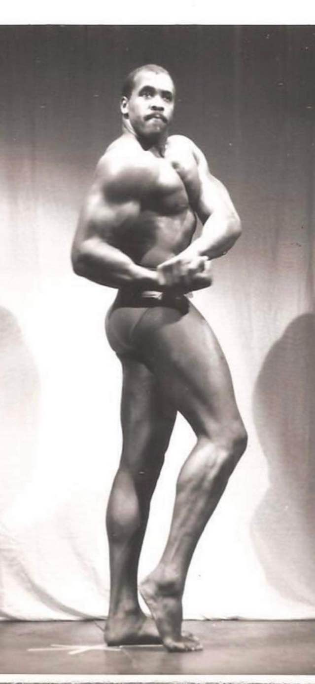 Mike Jones during his bodybuilding days.