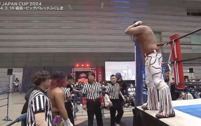Chaos reigns during New Japan Cup semis