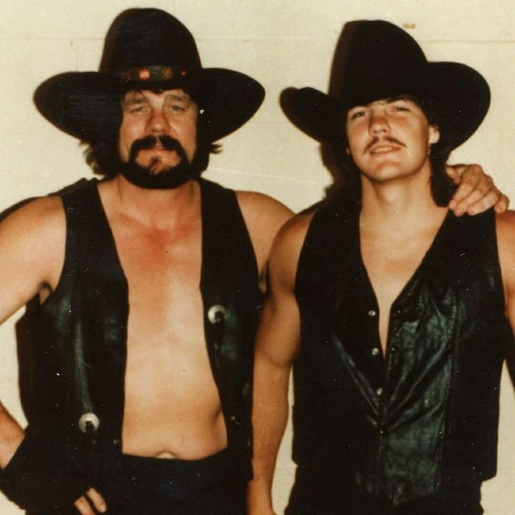 Blackjack Mulligan and his son Barry Windham.