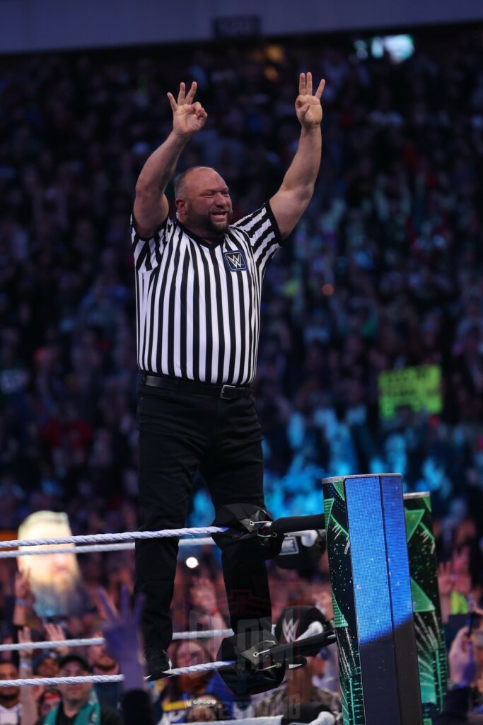 Special referee Bubba Ray for the Philadelphia Street Fight between The Street Profits & Bobby Lashley vs. The Final Testament at Night 2 of WrestleMania XL at Lincoln Financial Field in Philadelphia, PA, on Sunday, April 7, 2024. Photo by George Tahinos, georgetahinos.smugmug.com