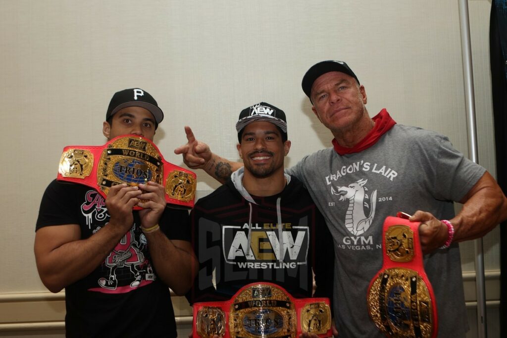 The Acclaimed and Billy Gunn at Wrestlecon at the Sheraton Philadelphia Downtown in Philadelphia, PA, on Friday, April 5, 2024 Photo by George Tahinos, georgetahinos.smugmug.com