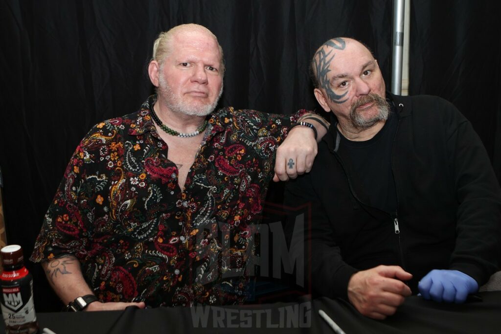 Raven and Perry Saturn at Wrestlecon at the Sheraton Philadelphia Downtown in Philadelphia, PA, on Friday, April 5, 2024 Photo by George Tahinos, georgetahinos.smugmug.com