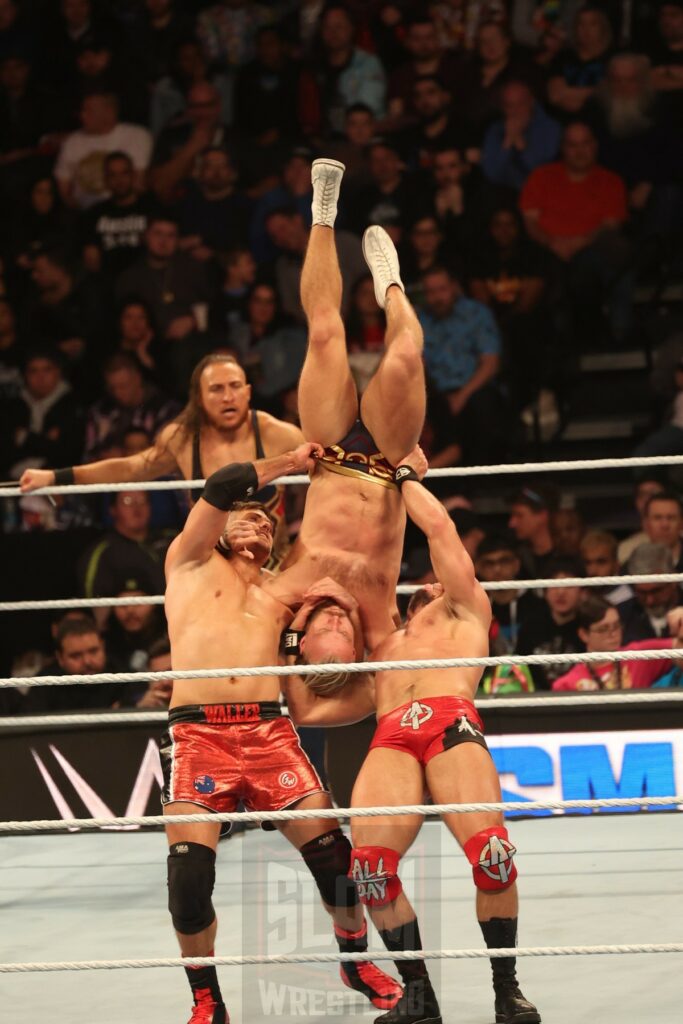 New Catch Republic vs. Austin Theory & Grayson Waller at WWE Smackdown at the Wells Fargo Center in Philadelphia, PA, on Friday, April 5, 2024. Photo by George Tahinos, georgetahinos.smugmug.com