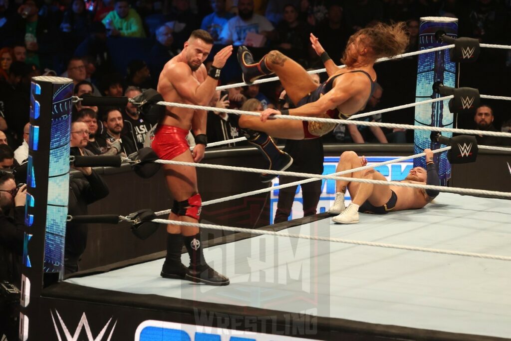 New Catch Republic vs. Austin Theory & Grayson Waller at WWE Smackdown at the Wells Fargo Center in Philadelphia, PA, on Friday, April 5, 2024. Photo by George Tahinos, georgetahinos.smugmug.com