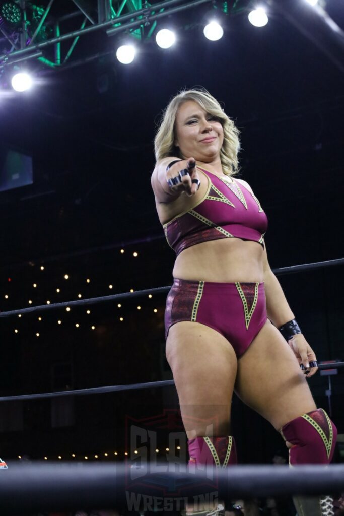 Miranda Gordy at Battleground Championship Wrestling's "Born To Die" on Friday, April 5, 2024, at the 2300 Arena in Philadelphia, PA. Photo by Christine Coons, www.coonsphotography.com