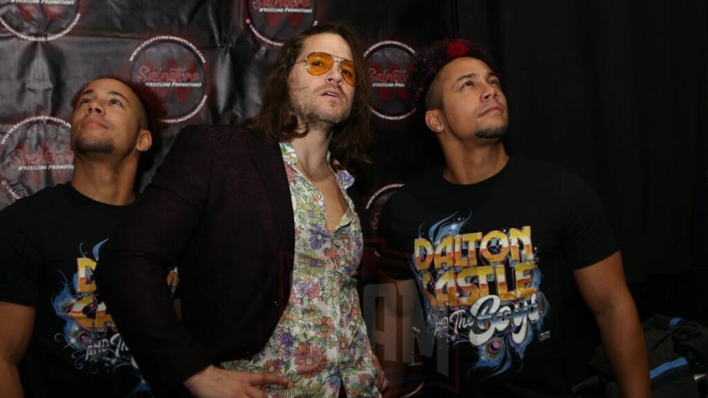 Dalton Castle and The Boys at the Icons of Wrestling Convention & Fanfest on Saturday, December 17, 2022, at the 2300 Arena, in Philadelphia, PA. Photo by George Tahinos, https://georgetahinos.smugmug.com
