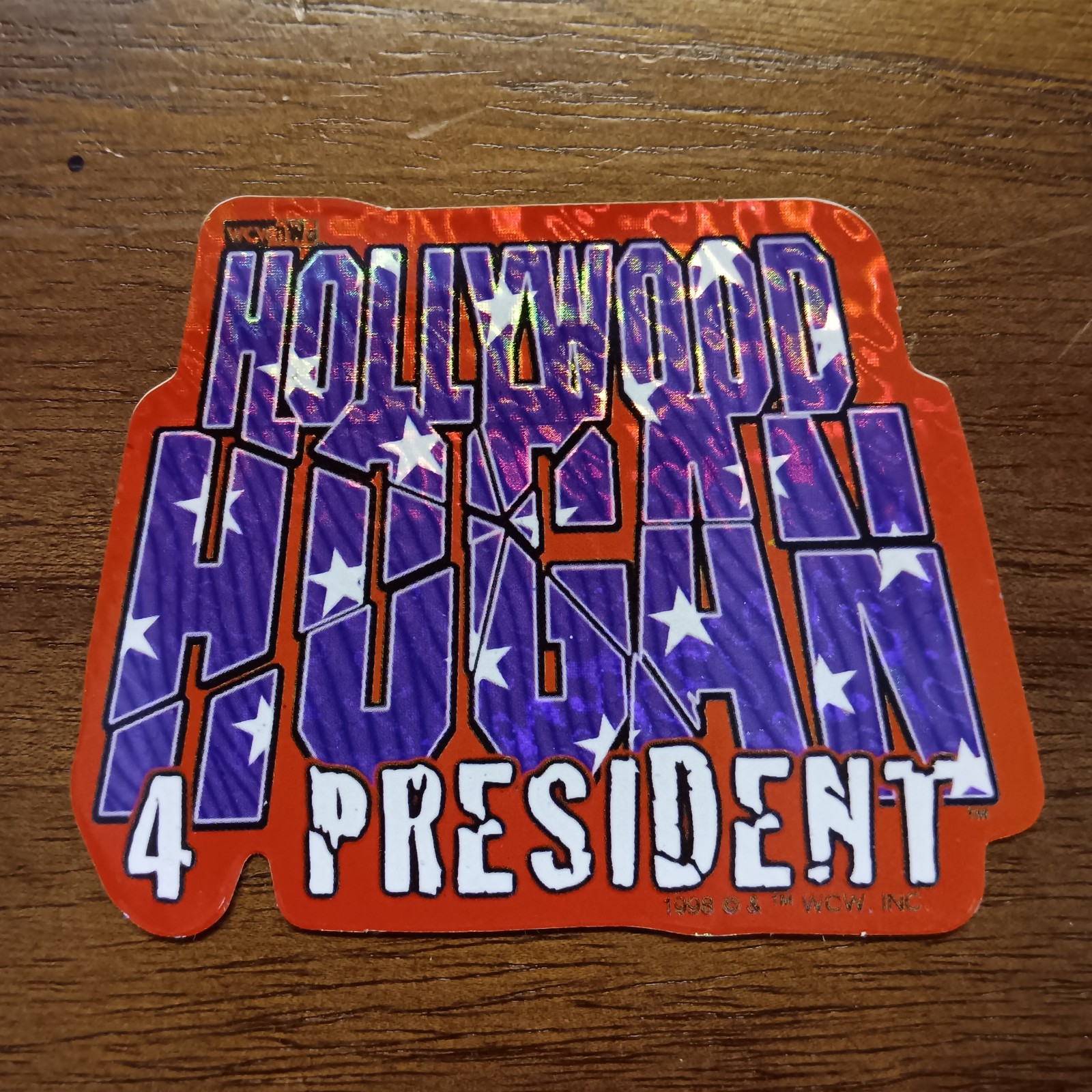 Hulk Hogan 4 President sticker