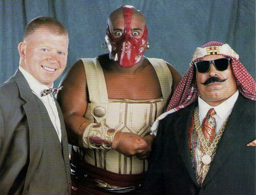 Bob Backlund and The Iron Sheik were managers to The Sultan.