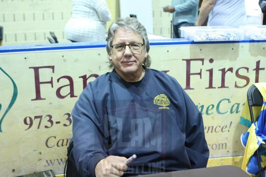 Dr. Tom Prichard at the 80s Wrestling Con on Saturday, May 4, 2024, at the Mennen Sports Arena in Morristown, New Jersey. Photo by George Tahinos, georgetahinos.smugmug.com