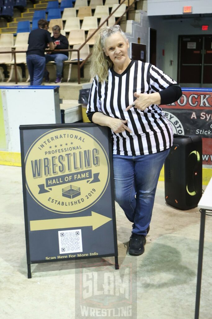 Rita Chatterton at the 80s Wrestling Con on Saturday, May 4, 2024, at the Mennen Sports Arena in Morristown, New Jersey. Photo by George Tahinos, georgetahinos.smugmug.com