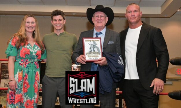 Randy Orton celebrates Cowboy Bob’s St. Louis Hall of Fame induction