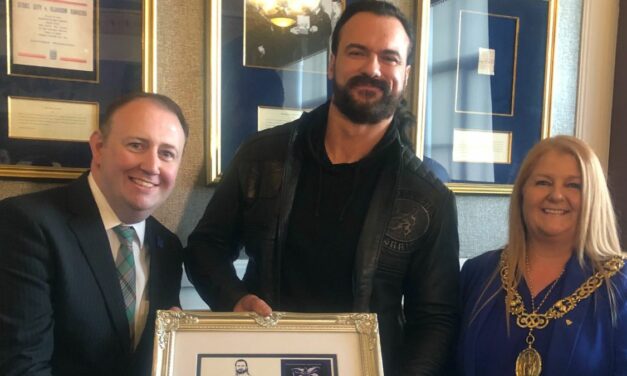 Drew McIntyre inducted into Scotland’s wrestling hall of fame