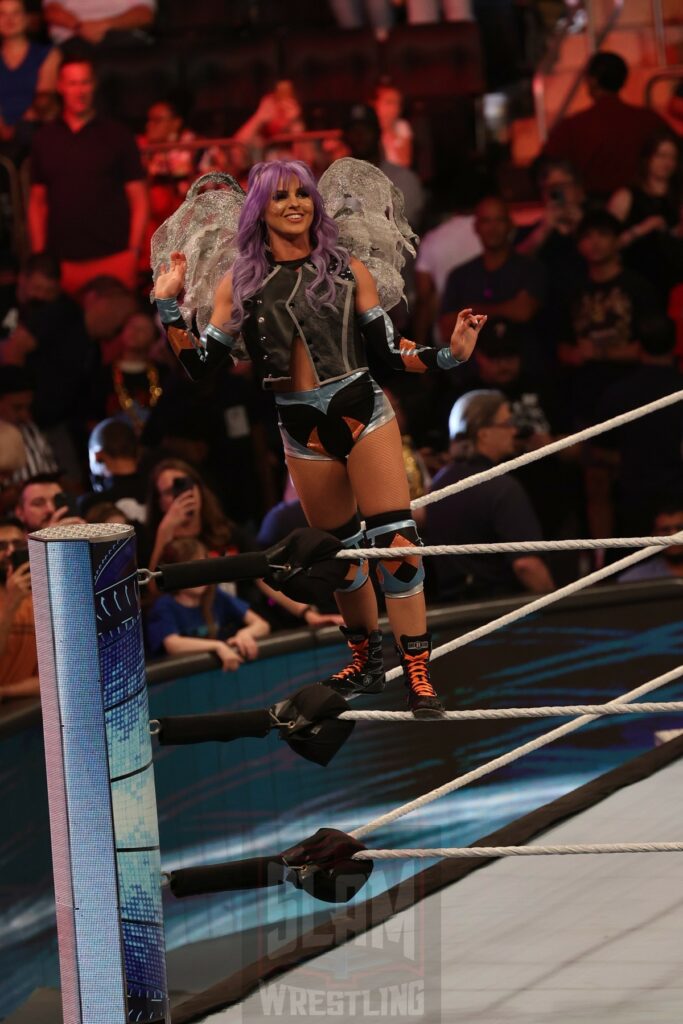 Candice LeRae at Madison Square Garden, in New York City, NY, on Friday, June 28, 2024, as WWE presented Smackdown. Photo by George Tahinos, georgetahinos.smugmug.com