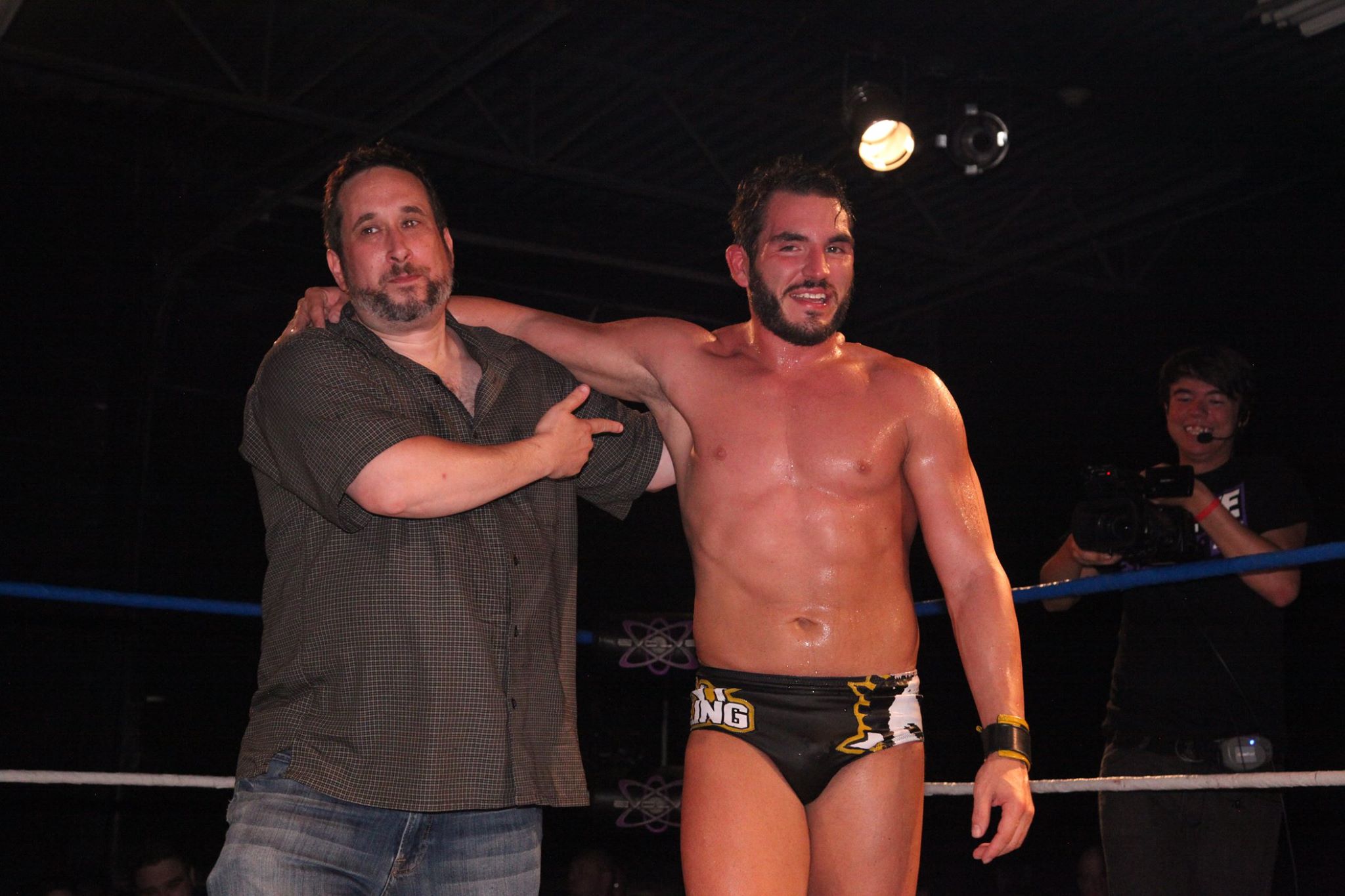 Gabe Sapolsky and Johnny Gargano in Sep. 2016. Facebook photo