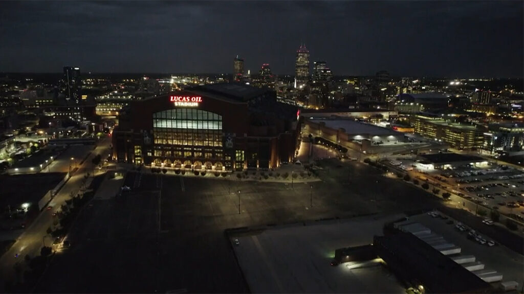 Lucas Oil Stadium in Indianapolis