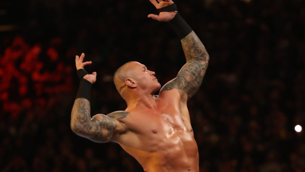 Randy Orton poses