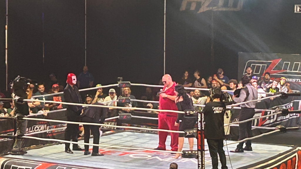 The baby's daddy was revealed at MLW Blood & Thunder at the Coliseum in St. Petersburg, Florida, on Friday, July 12, 2024. Photo by Thomas Starr