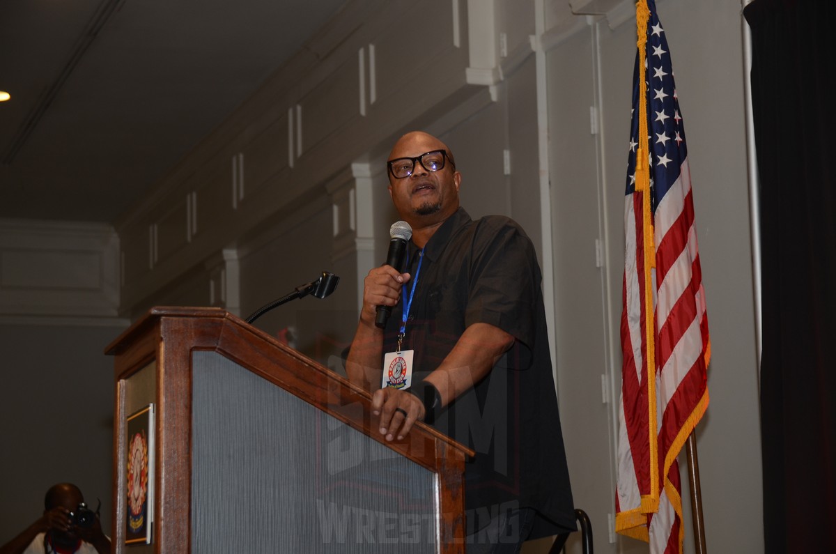 REEL Award winner Todd Bridges at the Cauliflower Alley Club reunion banquet at the Plaza Hotel & Casino in Las Vegas on Tuesday, August 20 2024. Photo by Brad McFarlin