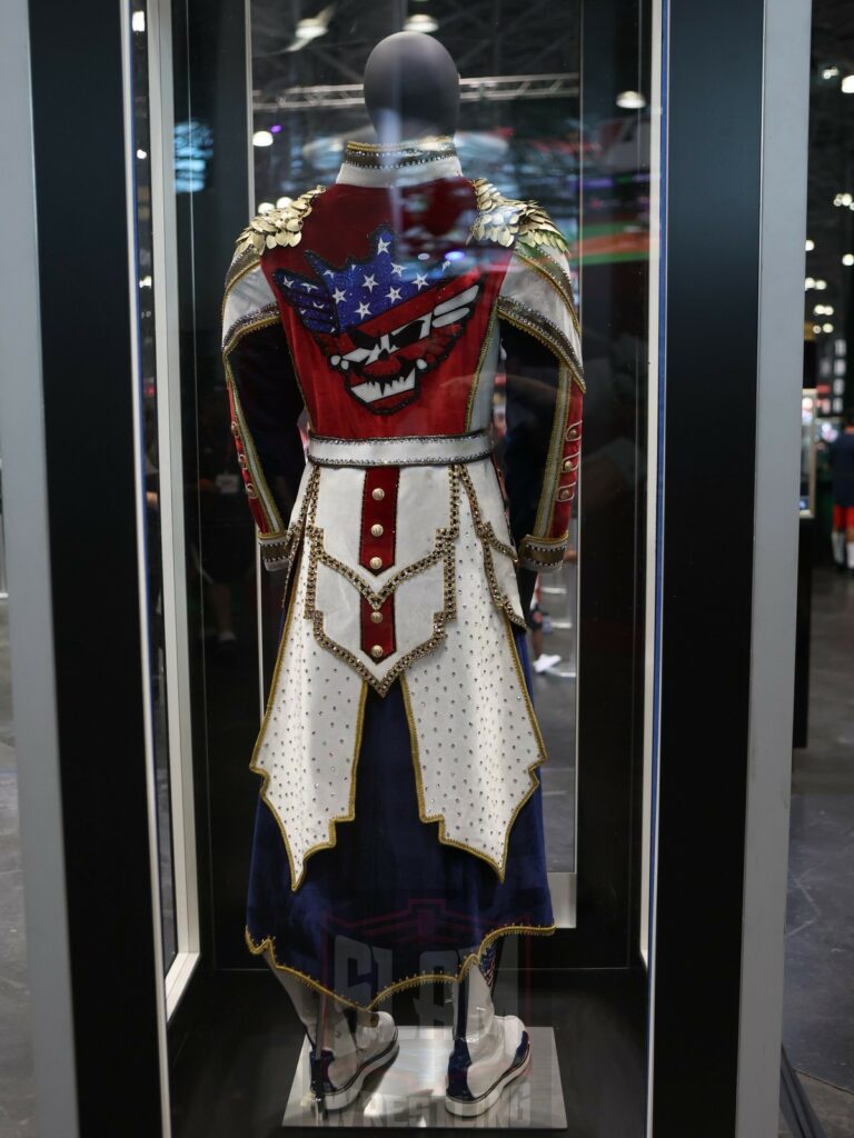 A Cody Rhodes outfit on display at Fanatics Fest NYC, Friday, August 16 to Sunday, August 18, 2024, at the Jacob K. Javits Convention Center, in New York City Photo by George Tahinos, https://georgetahinos.smugmug.com