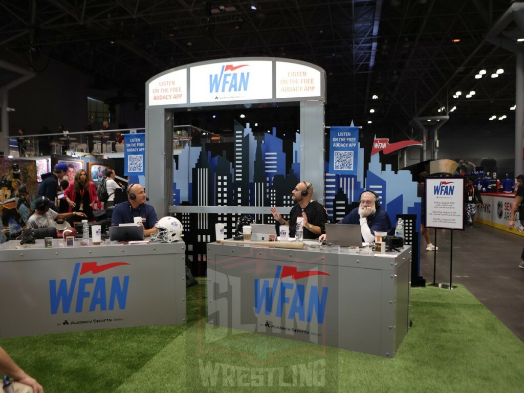 WFAN broadcasts live at Fanatics Fest NYC, Friday, August 16 to Sunday, August 18, 2024, at the Jacob K. Javits Convention Center, in New York City Photo by George Tahinos, https://georgetahinos.smugmug.com