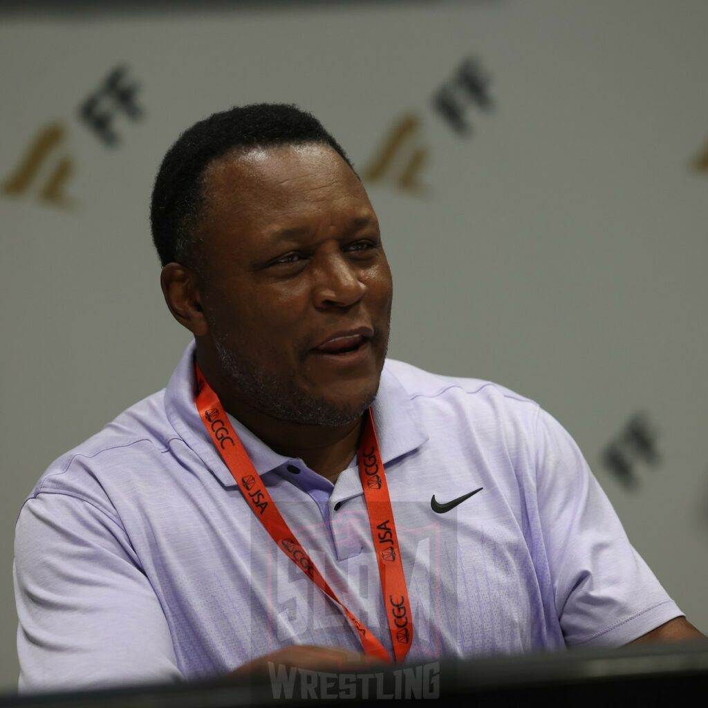 Football's Barry Sanders at Fanatics Fest NYC, Friday, August 16 to Sunday, August 18, 2024, at the Jacob K. Javits Convention Center, in New York City Photo by George Tahinos, https://georgetahinos.smugmug.com