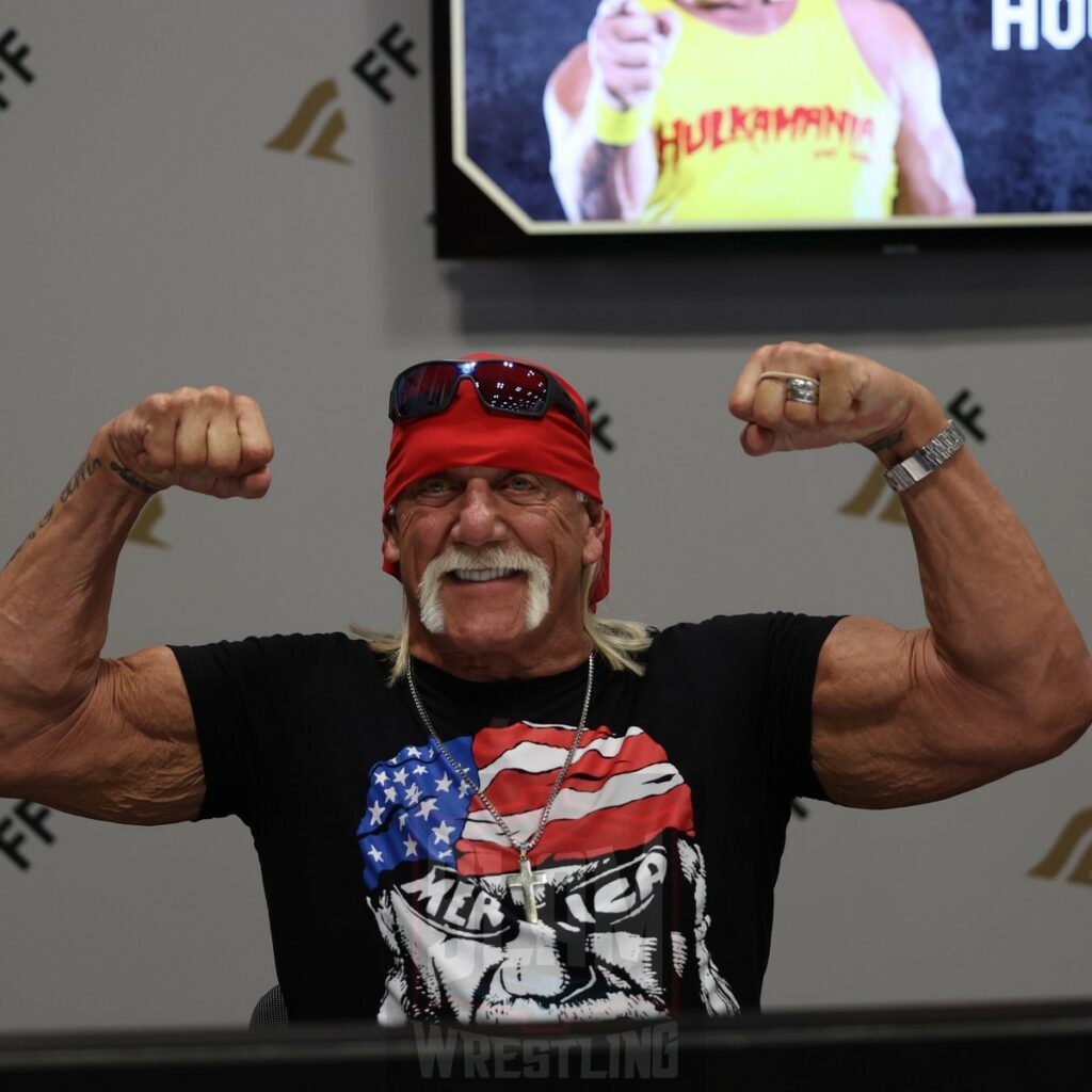 Hulk Hogan at Fanatics Fest NYC, Friday, August 16 to Sunday, August 18, 2024, at the Jacob K. Javits Convention Center, in New York City Photo by George Tahinos, https://georgetahinos.smugmug.com