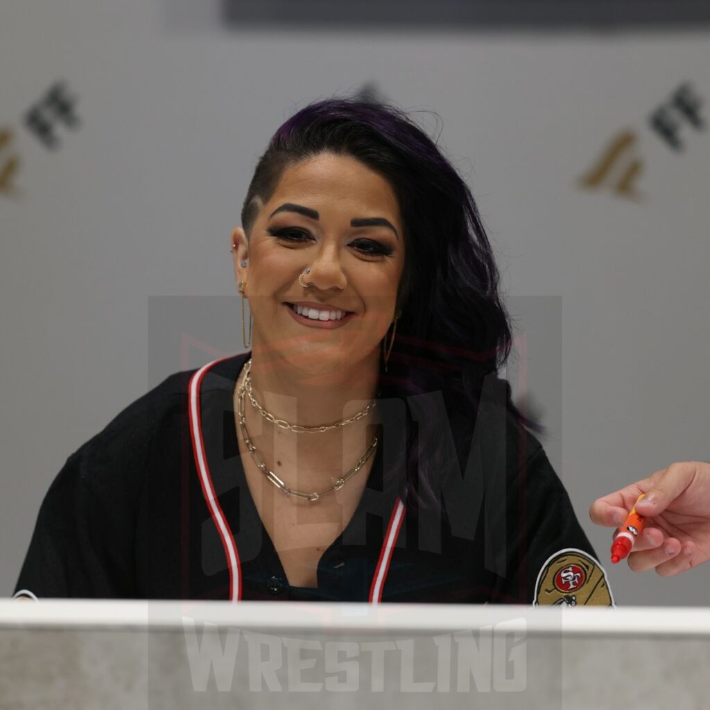 Bayley at Fanatics Fest NYC, Friday, August 16 to Sunday, August 18, 2024, at the Jacob K. Javits Convention Center, in New York City Photo by George Tahinos, https://georgetahinos.smugmug.com