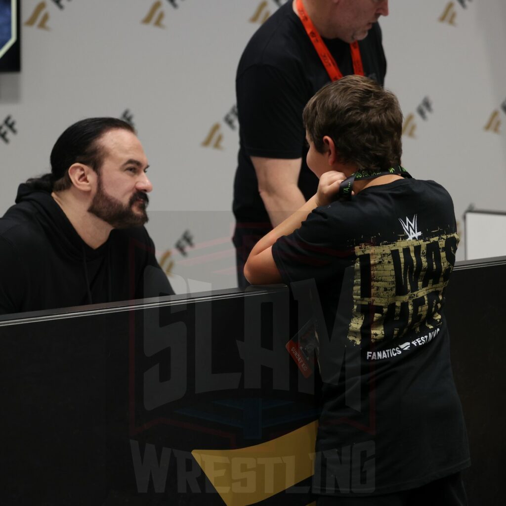 Drew McIntyre at Fanatics Fest NYC, Friday, August 16 to Sunday, August 18, 2024, at the Jacob K. Javits Convention Center, in New York City Photo by George Tahinos, https://georgetahinos.smugmug.com