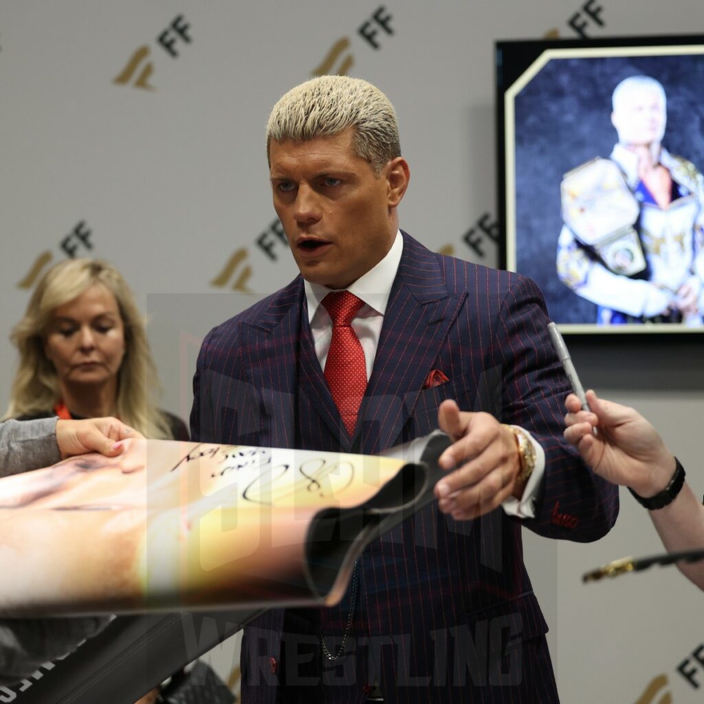 Cody Rhodes at Fanatics Fest NYC, Friday, August 16 to Sunday, August 18, 2024, at the Jacob K. Javits Convention Center, in New York City Photo by George Tahinos, https://georgetahinos.smugmug.com