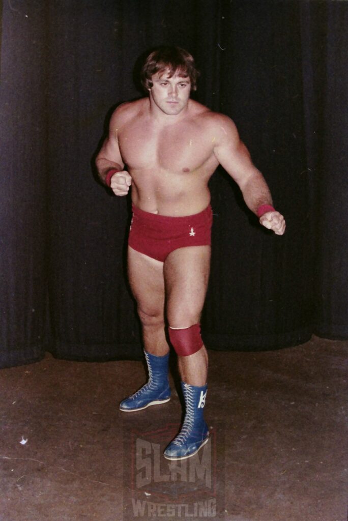 Kevin Sullivan during his WWWF stint, 1975-76. Photo by John Arezzi