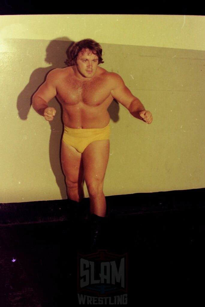 Kevin Sullivan during his WWWF stint, 1975-76. Photo by John Arezzi