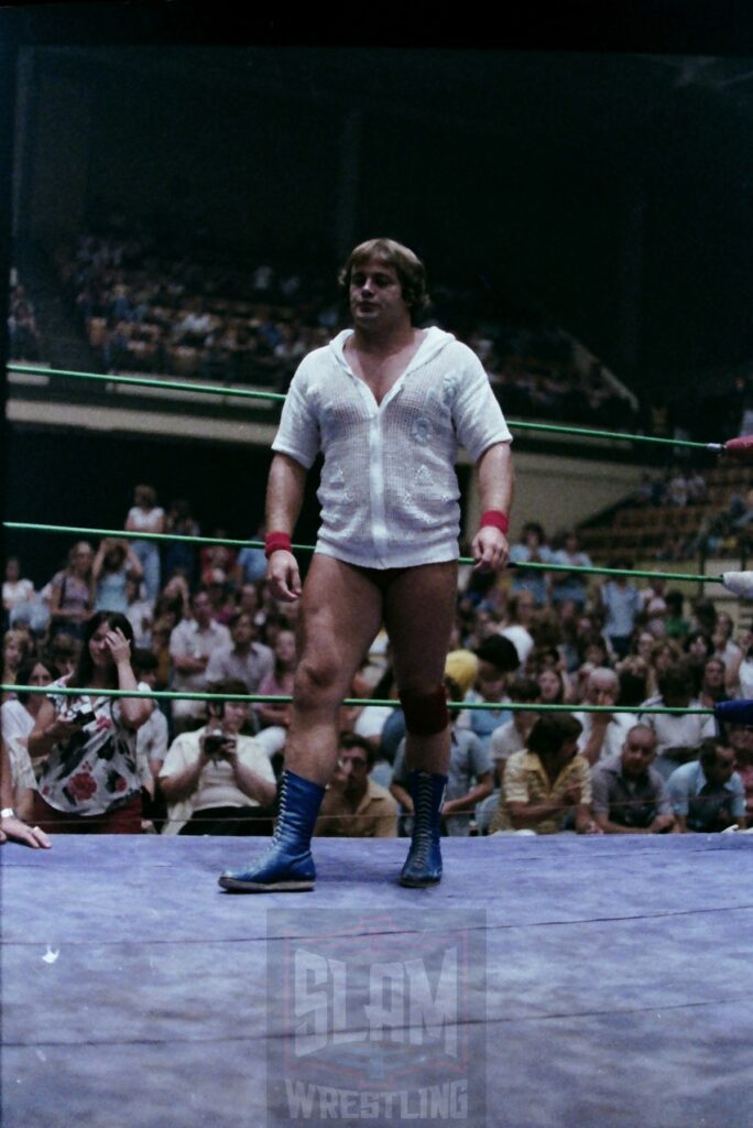 Kevin Sullivan during his WWWF stint, 1975-76. Photo by John Arezzi