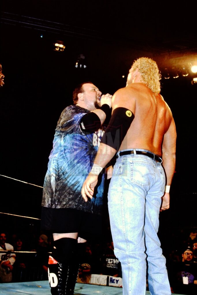 Bubba Ray Dudley gets in Sid Vicious' face in ECW. Photo by George Tahinos, https://georgetahinos.smugmug.com