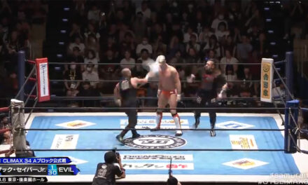 G1 Climax: Zach fools Evil